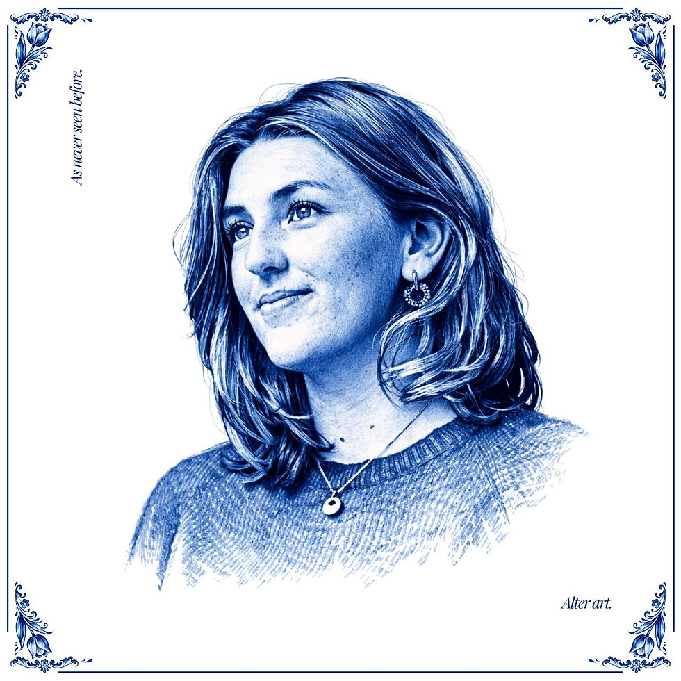 Thumbnail: My Story in Blue™ – Ceramic Portrait Tile