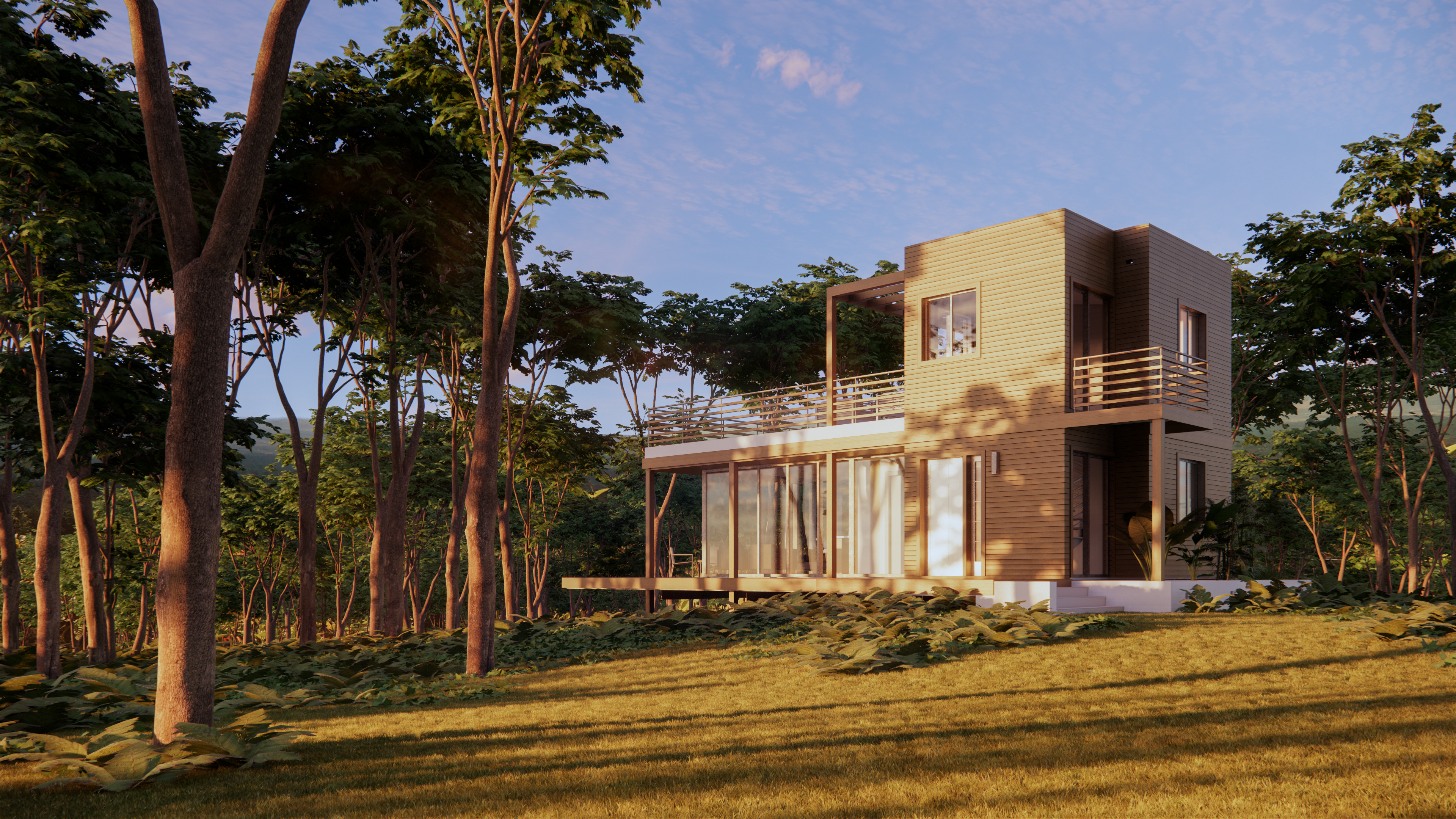 Rendering :: Exterior Perspective TES B