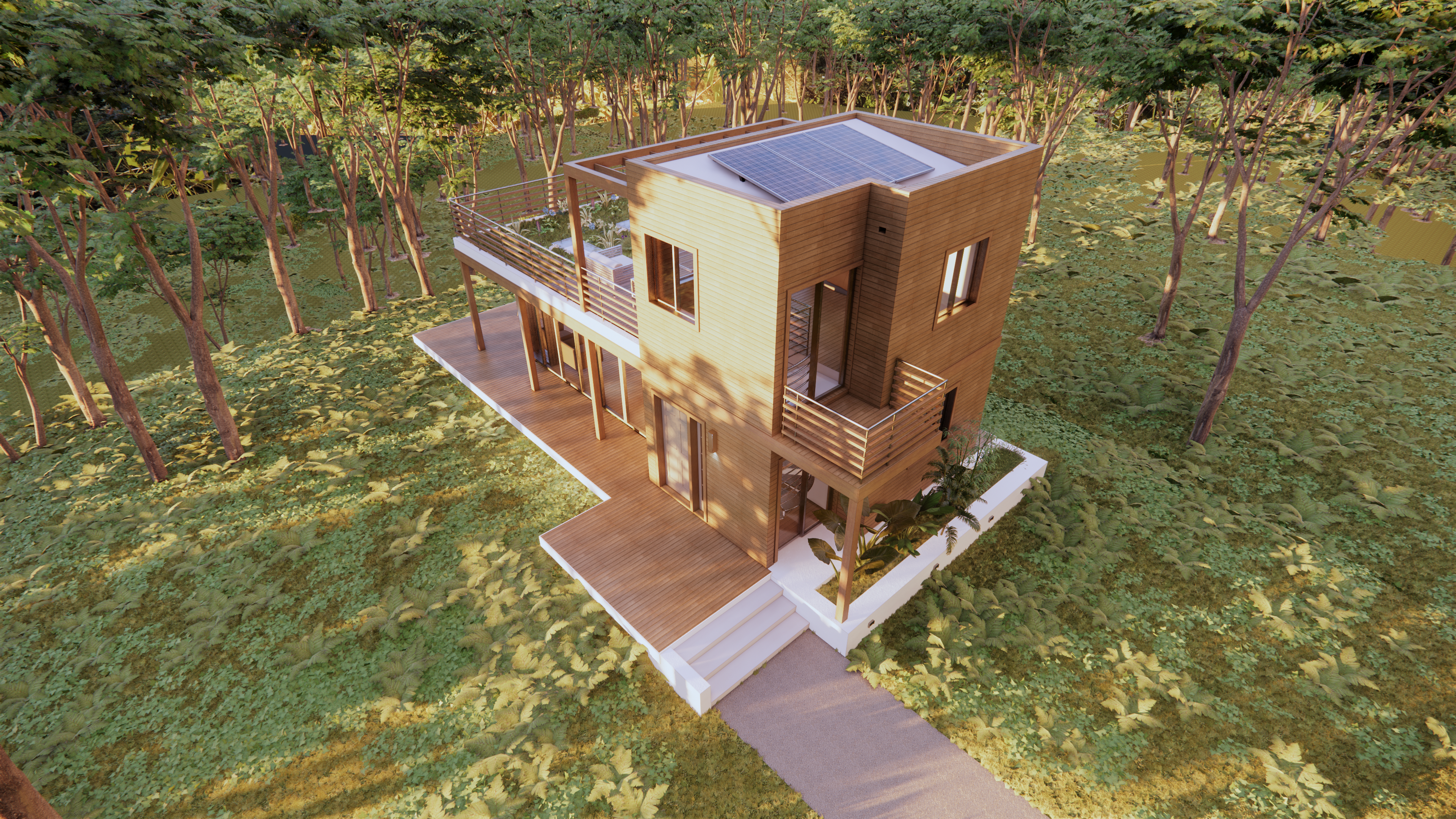 Rendering :: Bird's Eye Perspective TES B