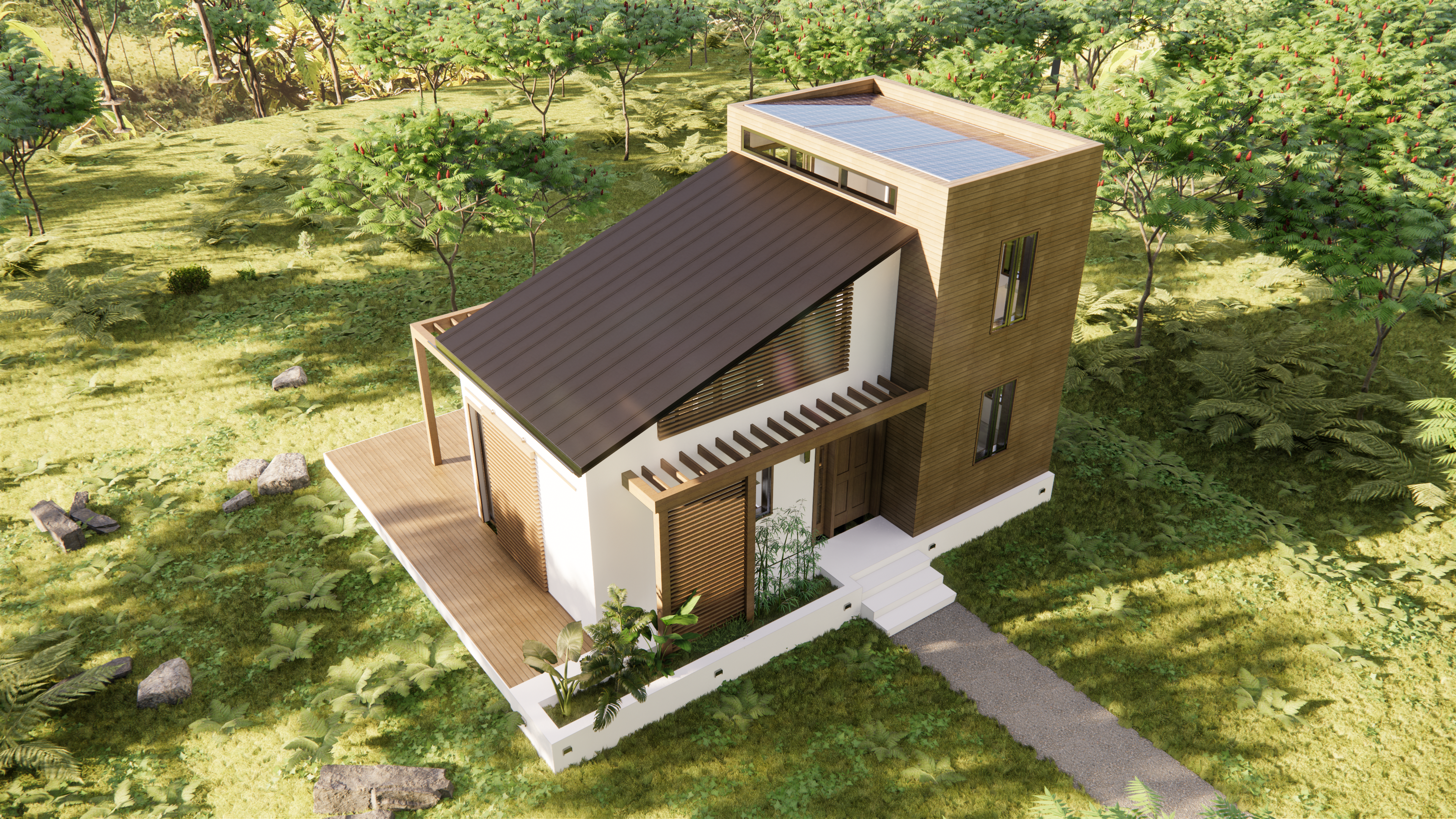 Rendering :: Bird's Eye Perspective TES A