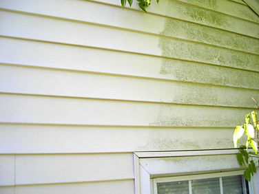 Residential House Pressure Washing Siding