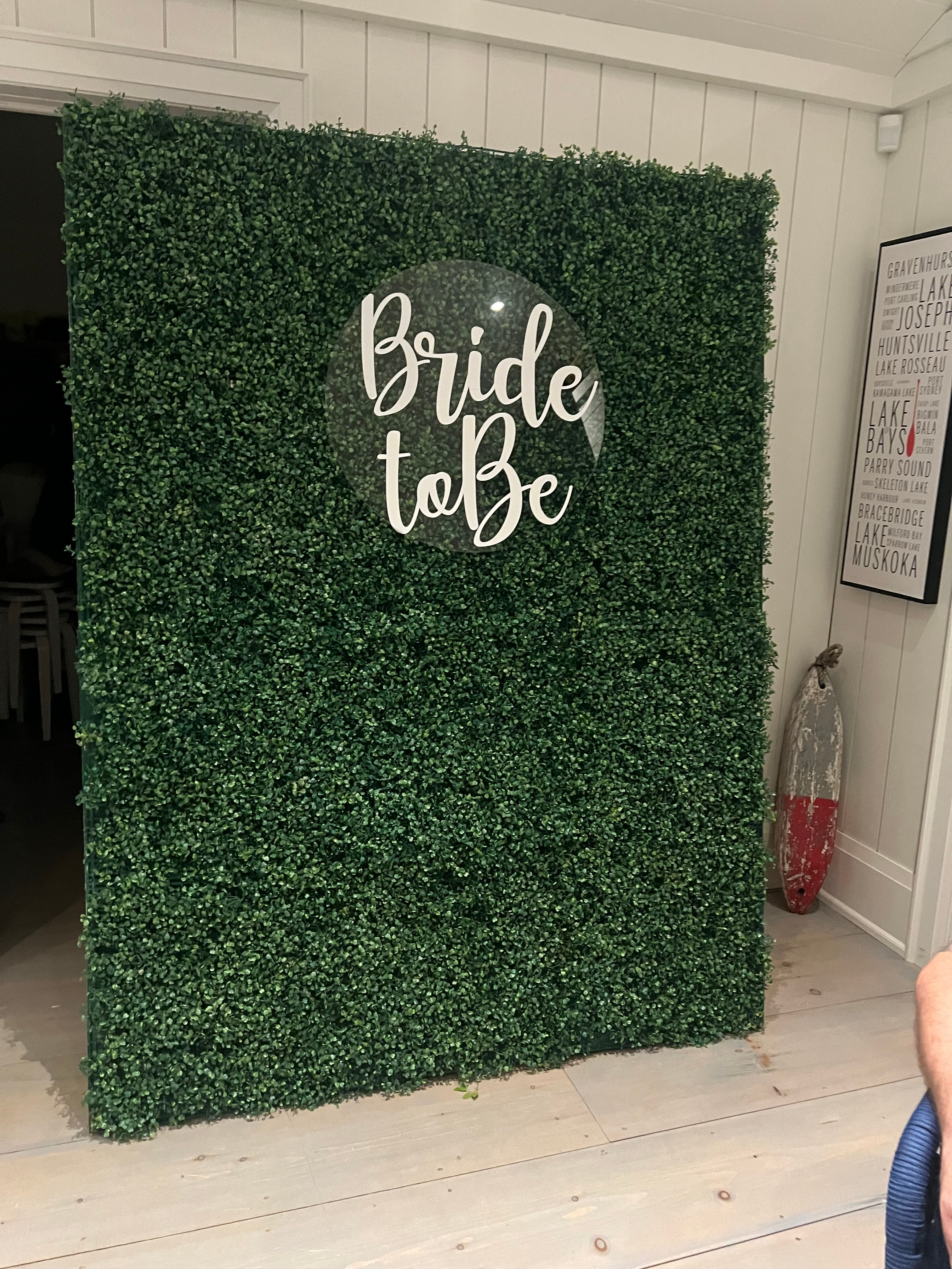 Artificial Boxwood Backdrop