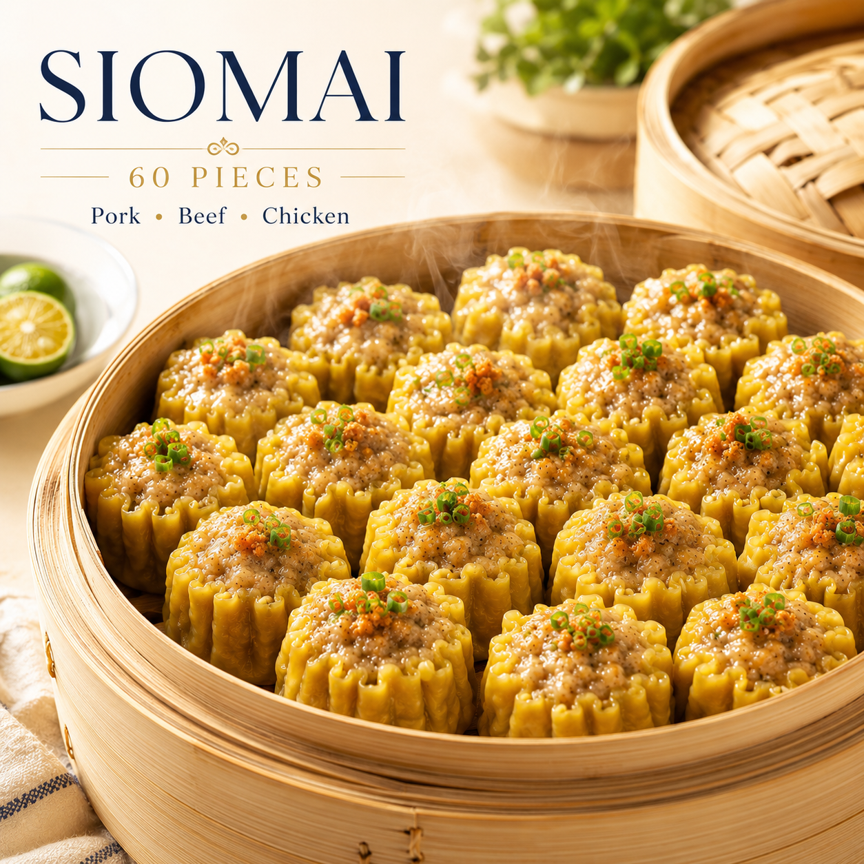 Captain Jack's Premium Siomai (60 Pieces)