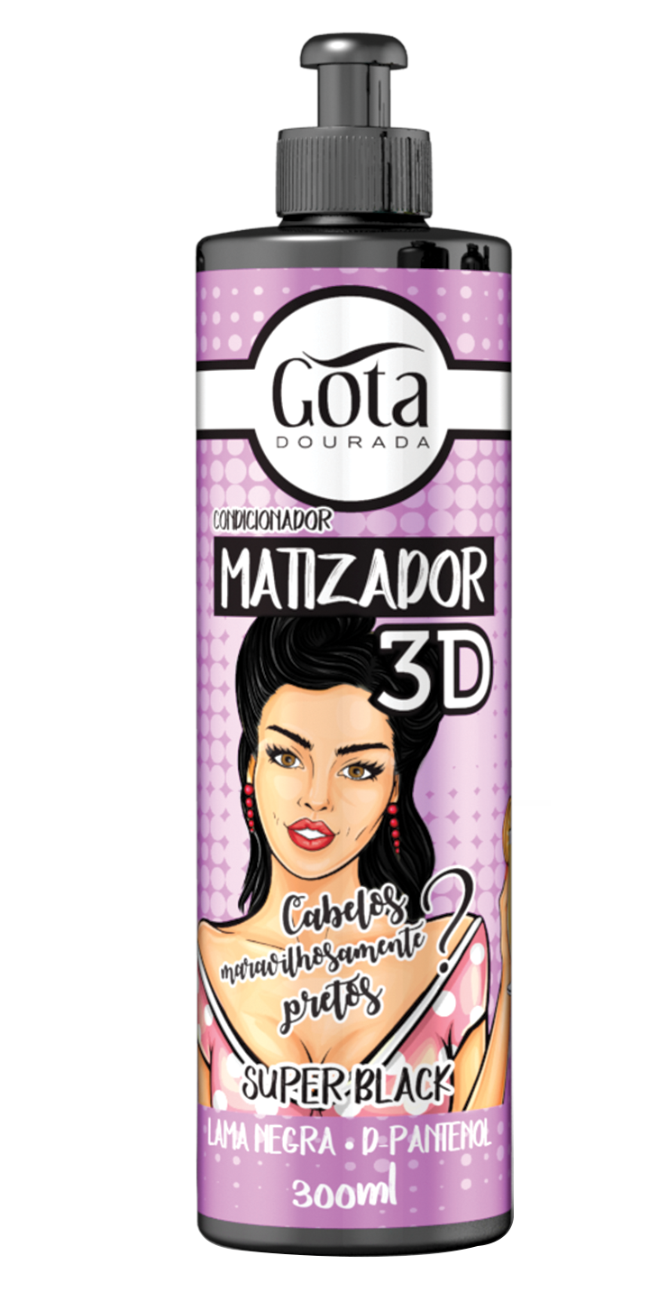 MATIZADOR 3D - SUPER BLACK 300ml