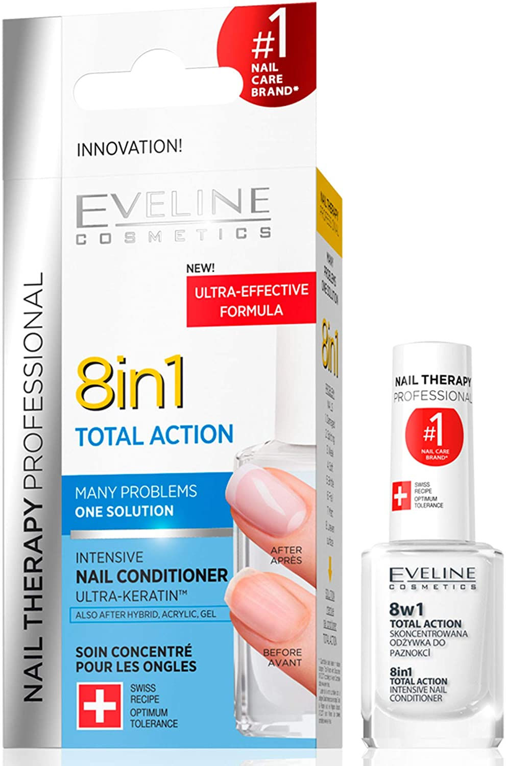 NAIL THERAPY 8 IN 1 TOTAL ACTION 12ML