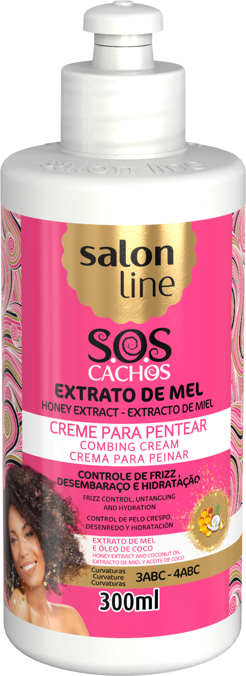 SOS CREME PENTEAR MEL CACHOS INTENSOS 300ML