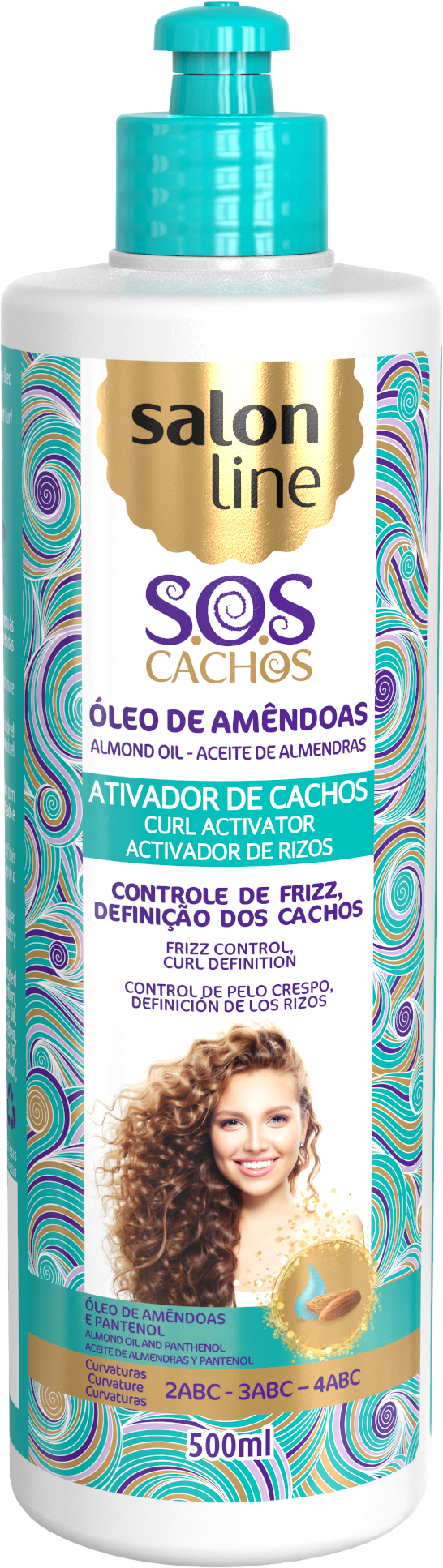 SOS ATIVADOR OLEO AMENDOAS CACHOS LEVES 500ML