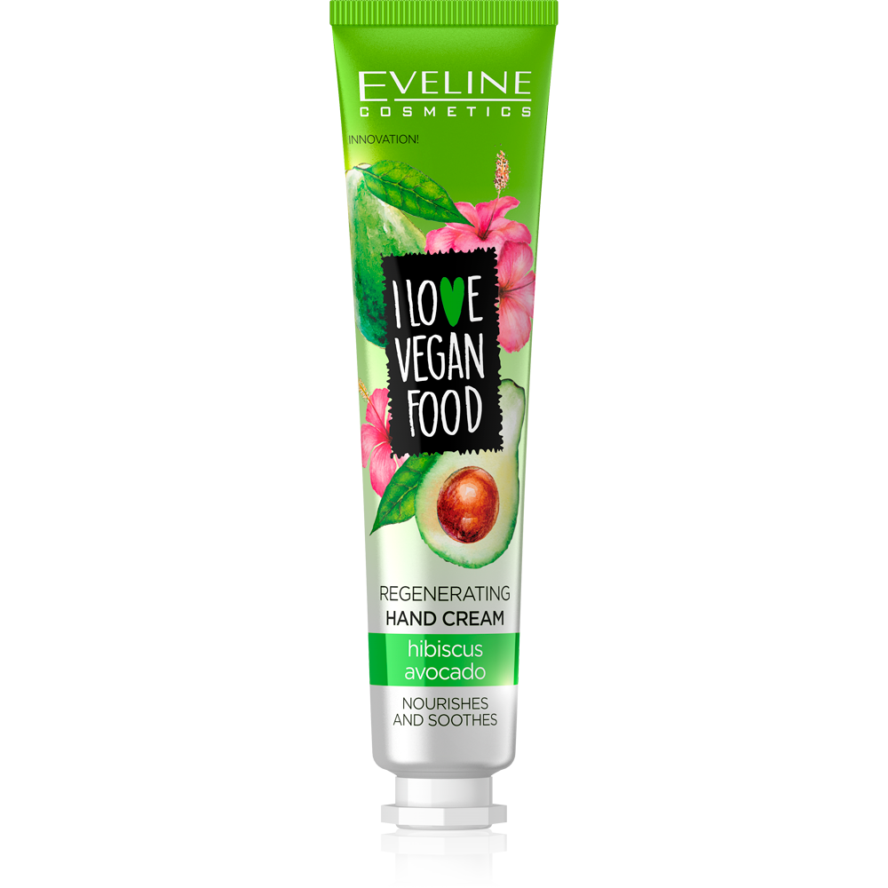 I LOVE VEGAN FOOD REGENERATING HAND CREAM AVOCADO&HIBISKUS 50ML