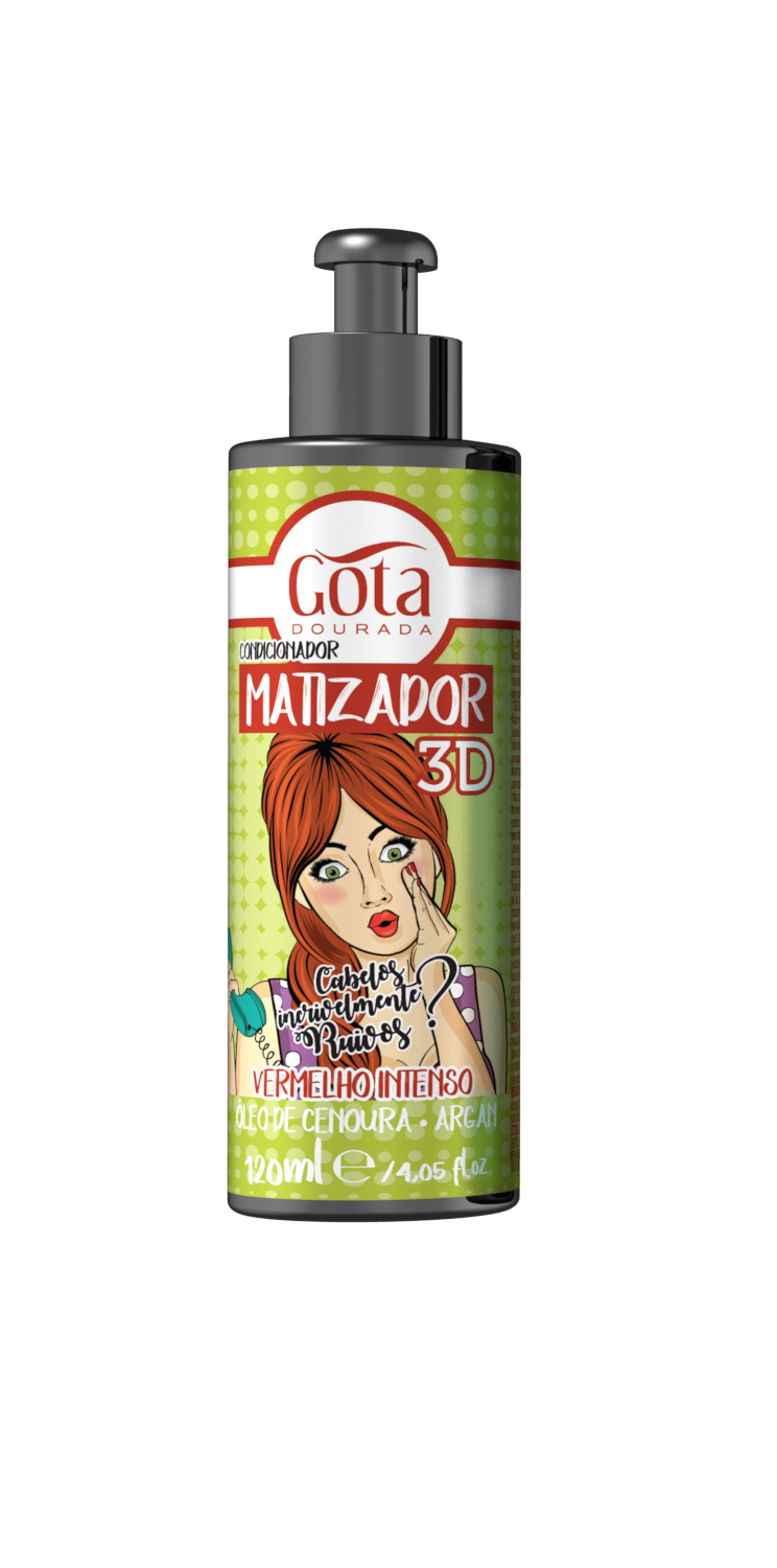 MATIZADOR 3D - VERMELHO INTENSO 120ml