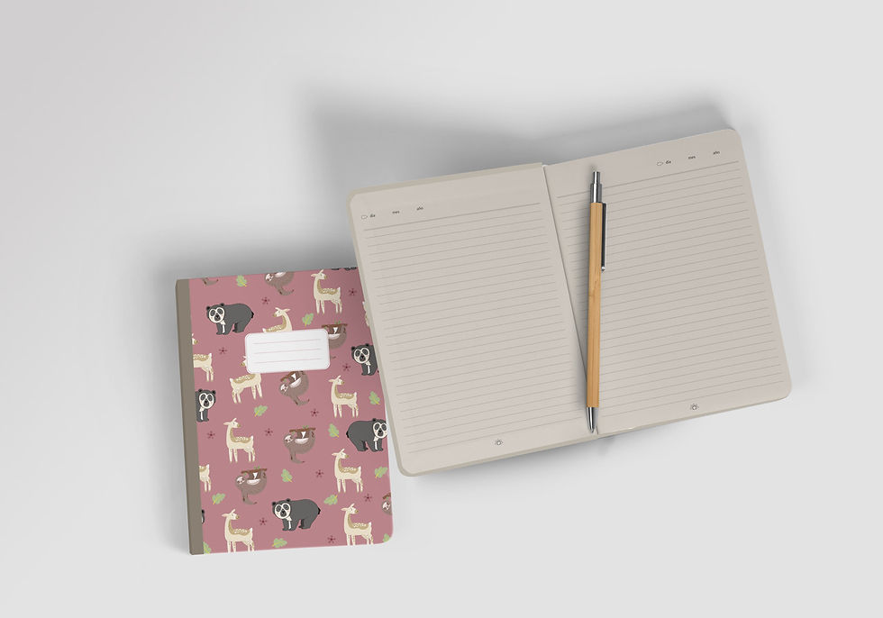 Miniatura: Soñaderno Bosque Andino. Tapa blanda, 80 hojas.