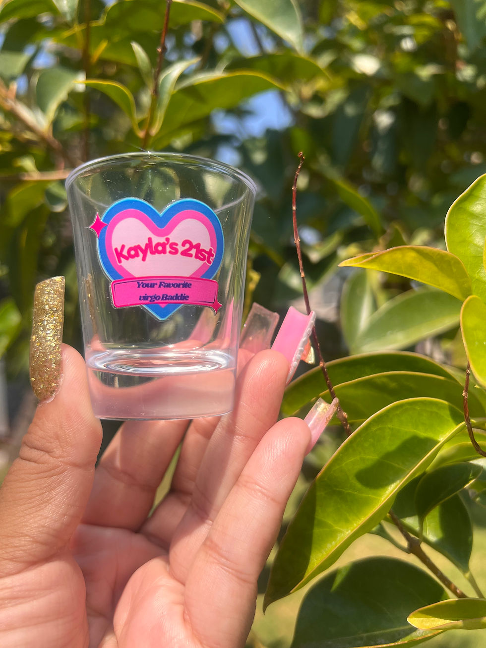 Custom shot glasses