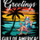 Thumbnail: "Illustrated Gulf of America design featuring Uncle Sam lounging on a beach chair with a tropical sunset, palm tree, and cock
