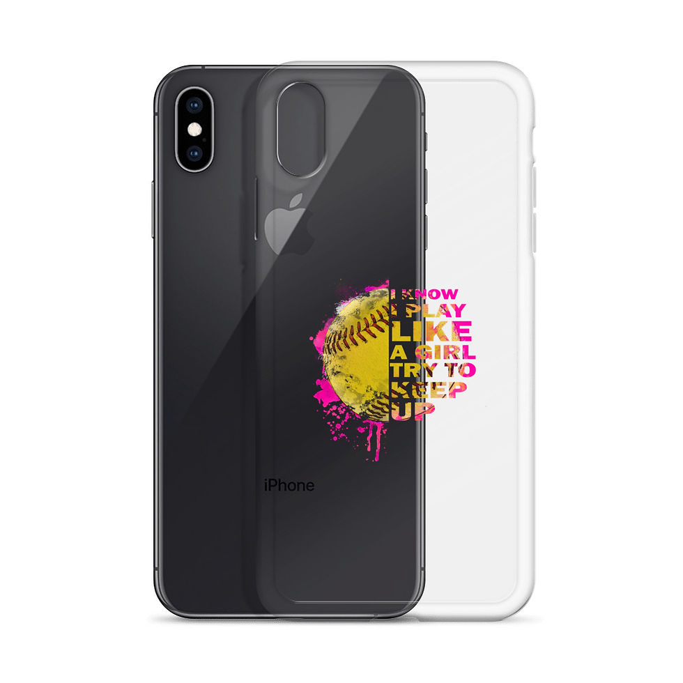 Thumbnail: I know I Play like a Girl.. Try to keep up iPhone Case