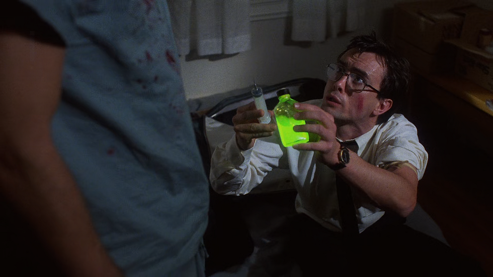 Re-Animator. Directed by Stuart Gordon, Empire Pictures, 1985.