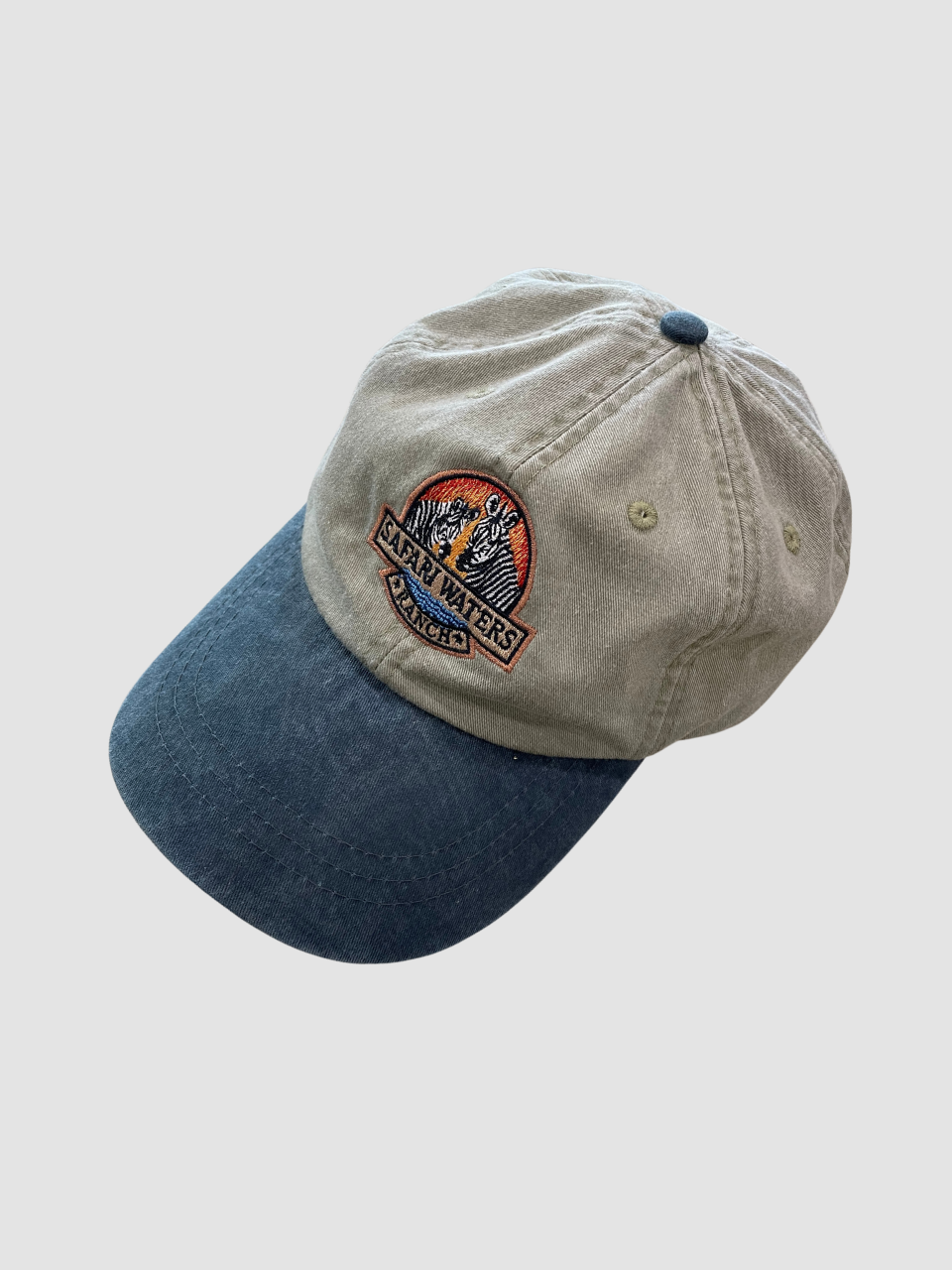 Thumbnail: Safari Waters Dad Cap with Leather Strap