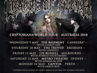 Australian support acts announced.