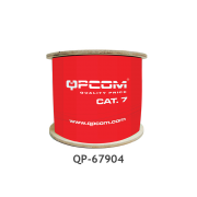 Cable S-FTP Cat7 23 AWG 4 Pares 600 Mhz Rollo 305 Metros QPCOM