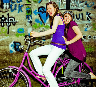 Girls on a Bicycle