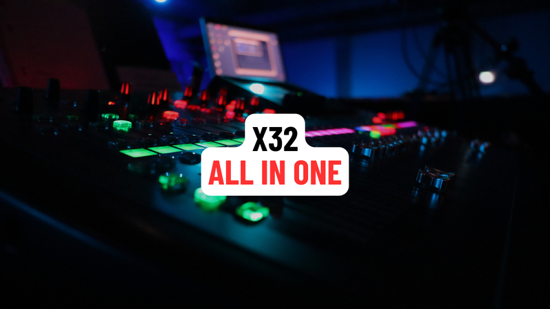 Benjamin Heckmann am Behringer X32 Mischpult