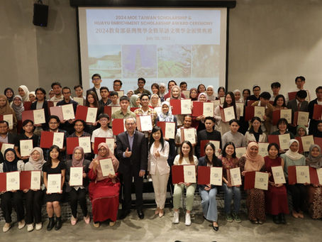 95 Malaysian Students—A Record Number—Received MOE Scholarships to Study in Taiwan