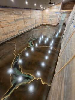 gold veins metallic epoxy