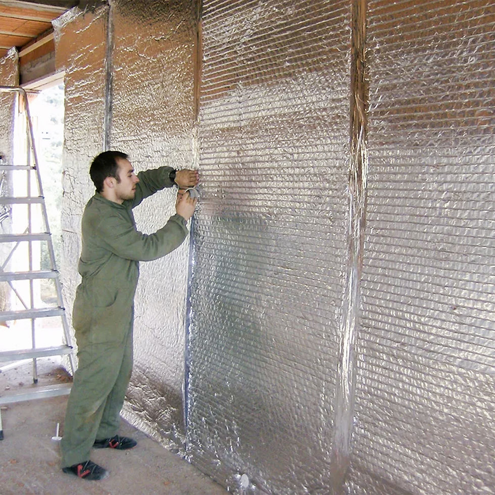 Miniatura: POLYREFLEX SUPER (1,20 x 15 m) |Aislante Térmico para Paredes y Fachadas, Techos