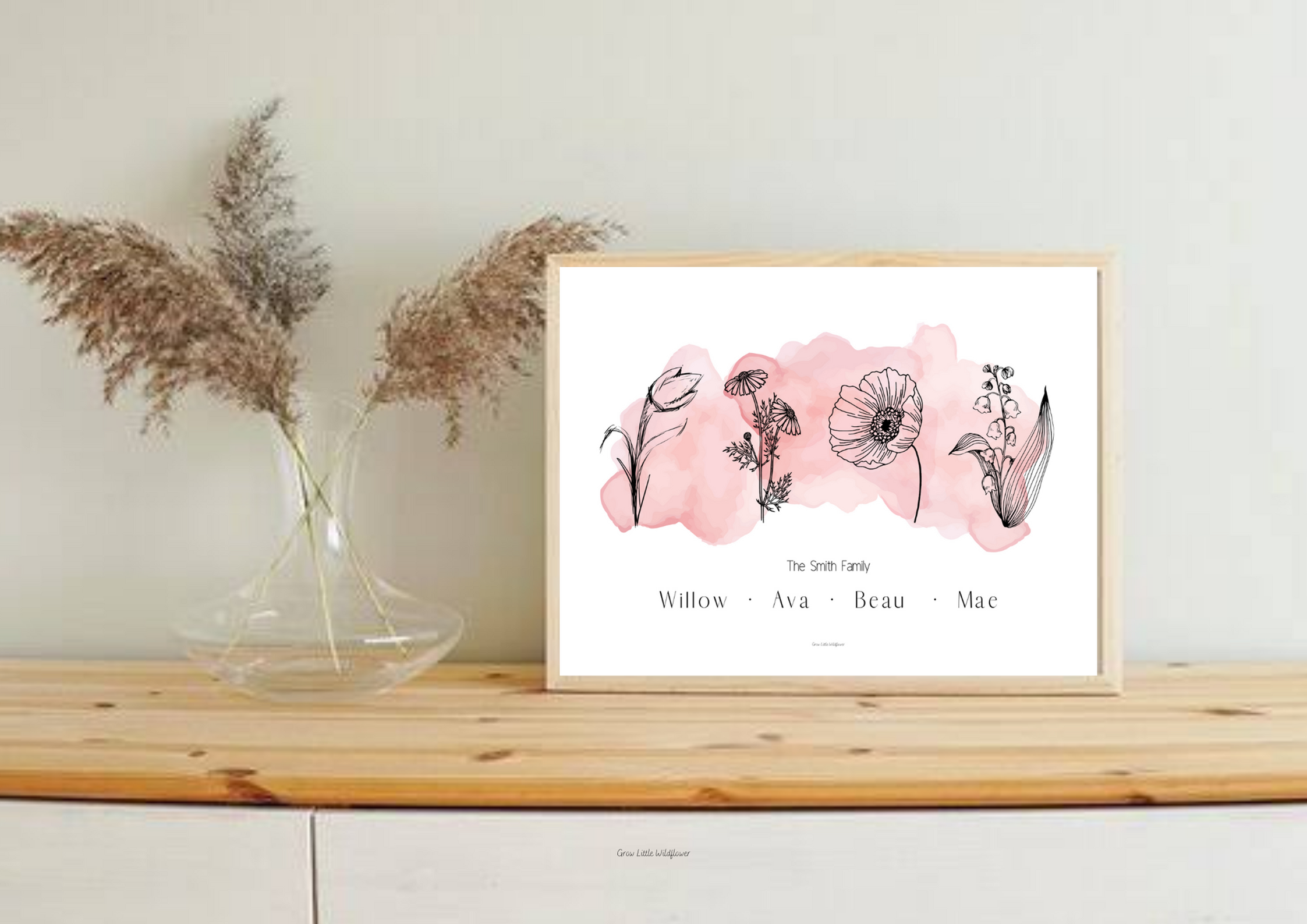 Wildflower Keepsake Print