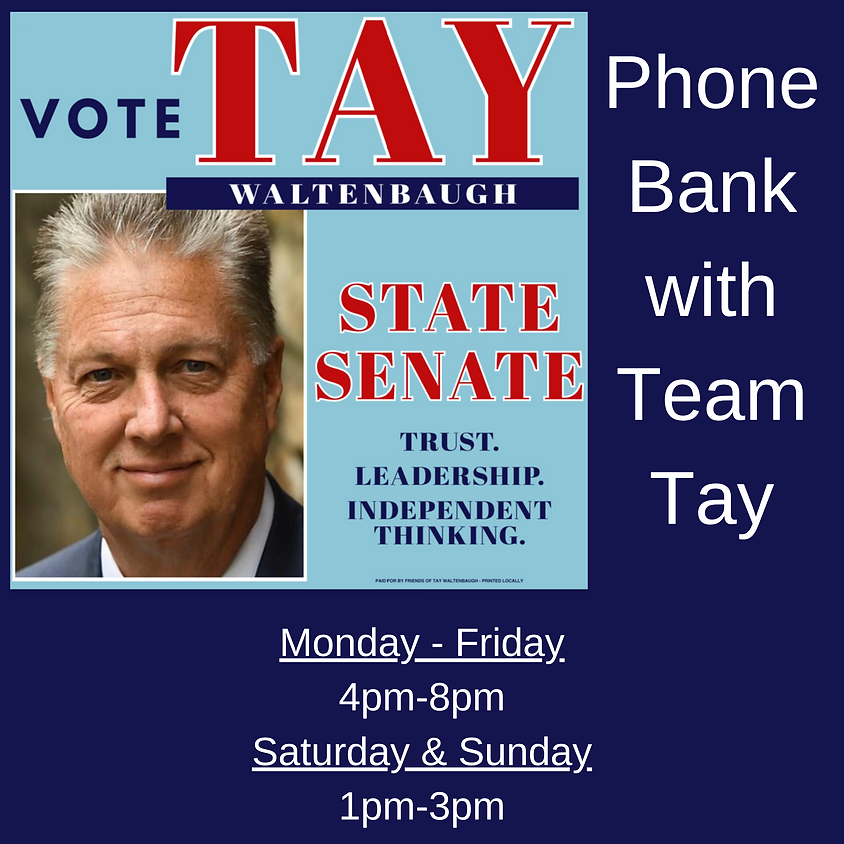 Phone Banking with Team Tay