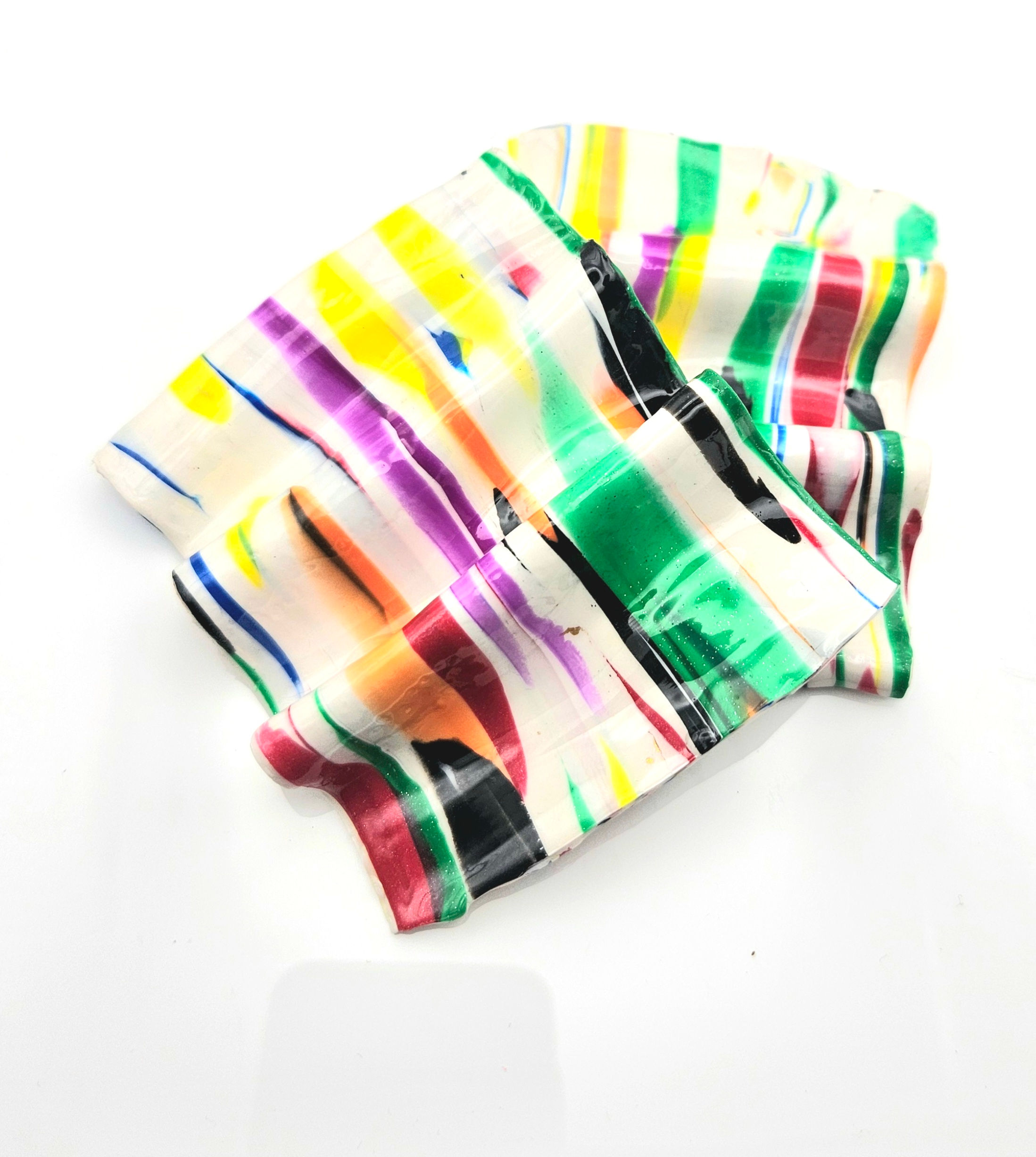 LYNDSAY Crayon Ripple Earrings