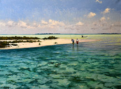 H Bartlett - Seafoam 30x40 un