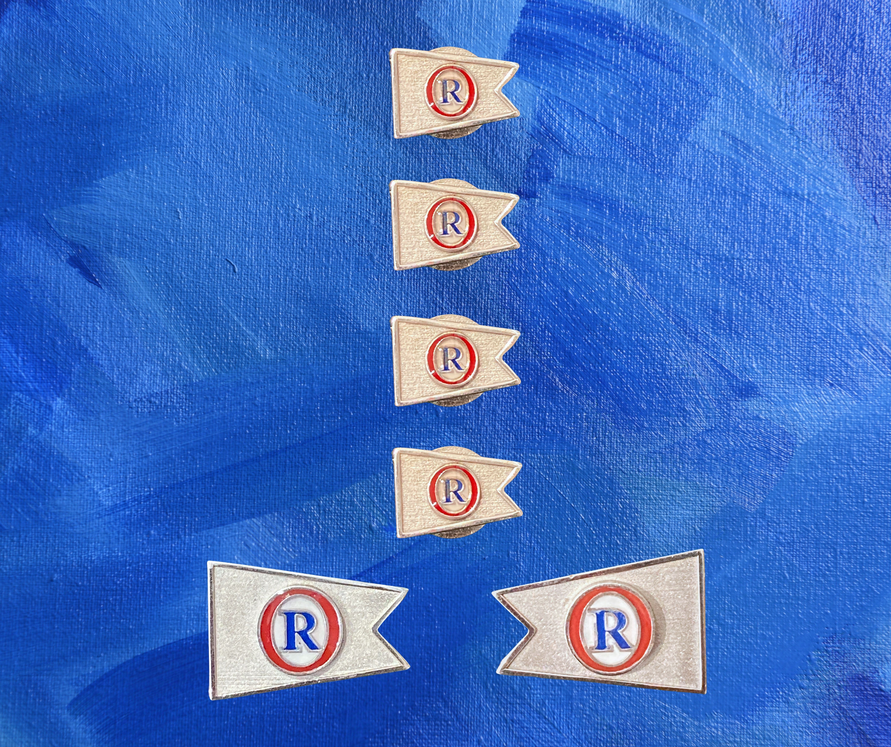 Sterling Silver Rhodium Plated and Enameled Cuff Links and Studs