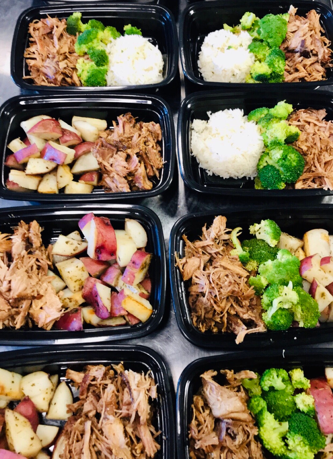 Shredded Pork with Vegetables and your choice of carbs