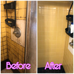 Before and after Deep cleaning Bathroom