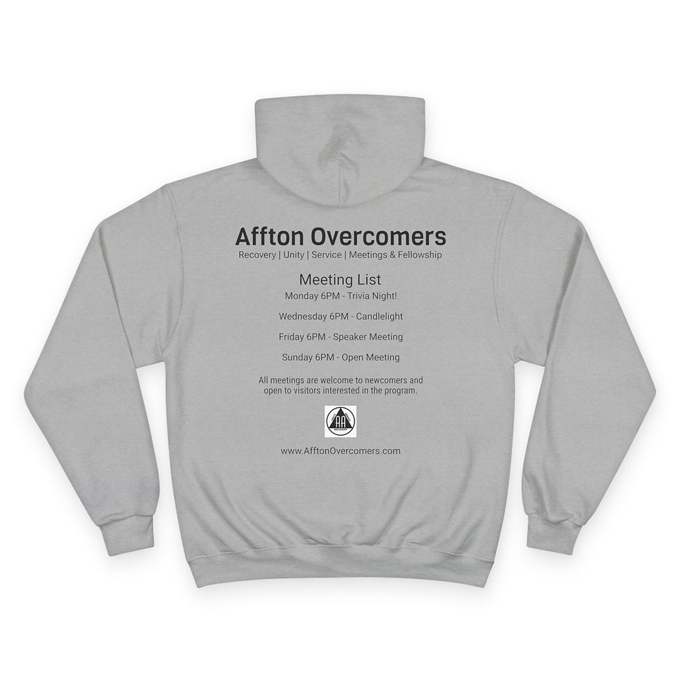 Thumbnail: Affton Overcomers Champion Hoodie - Recovery & Fellowship Sweatshirt