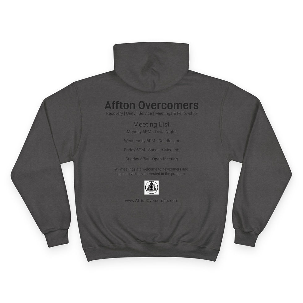 Thumbnail: Affton Overcomers Champion Hoodie - Recovery & Fellowship Sweatshirt