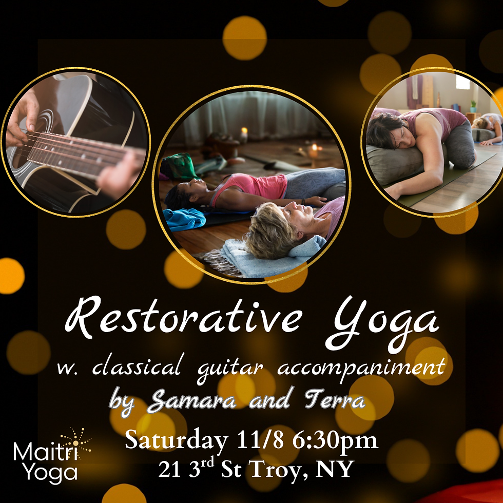 Restorative Yoga with Classical Guitar