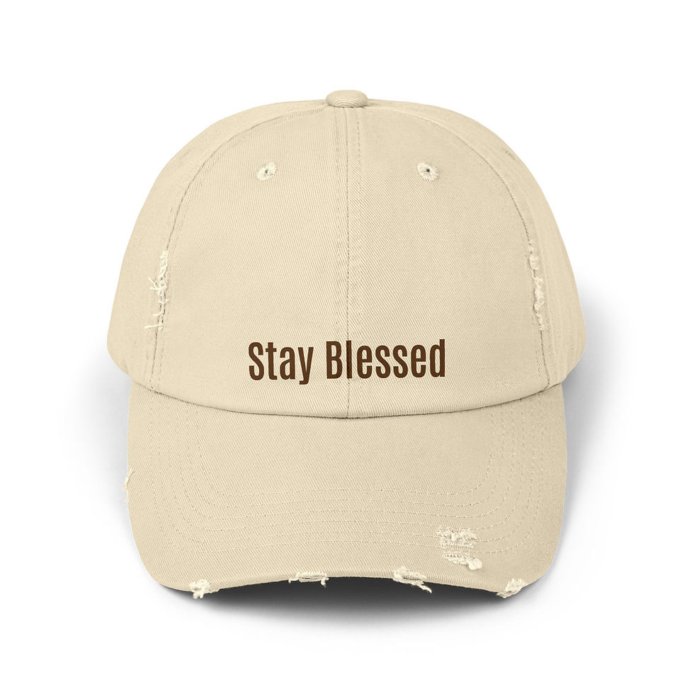 Stay Blessed embroidered cap by Tyler Herwig – premium acoustic pop & country music merch