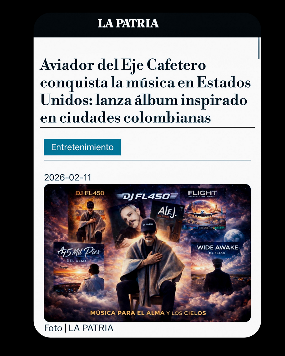 Aviador del Eje Cafetero - DJ FL450