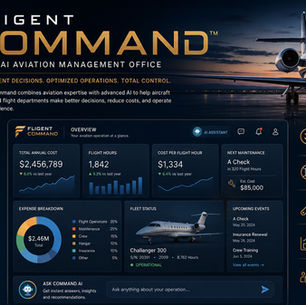 Fligent AI Command: Bringing Clarity, Intelligence, and Control to Aircraft Ownership