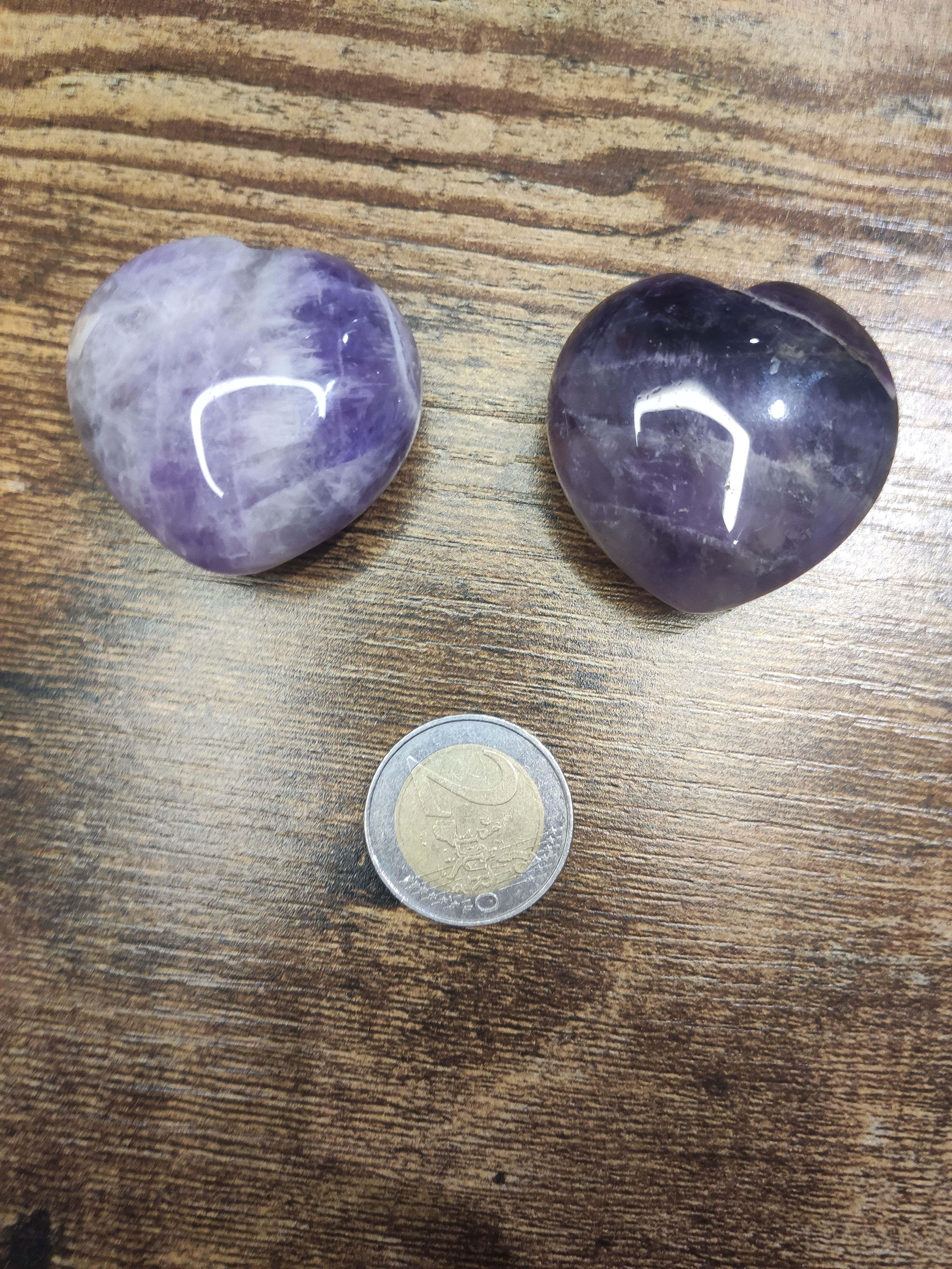 Coeur en Améthyste (à l'unité)