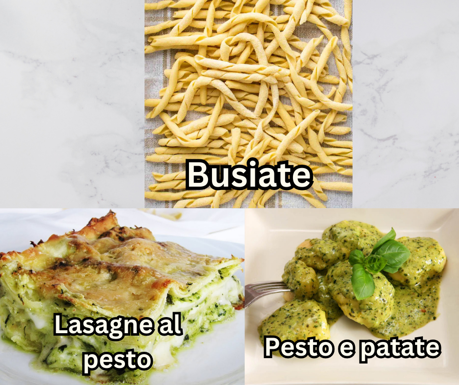 Piatti al pesto