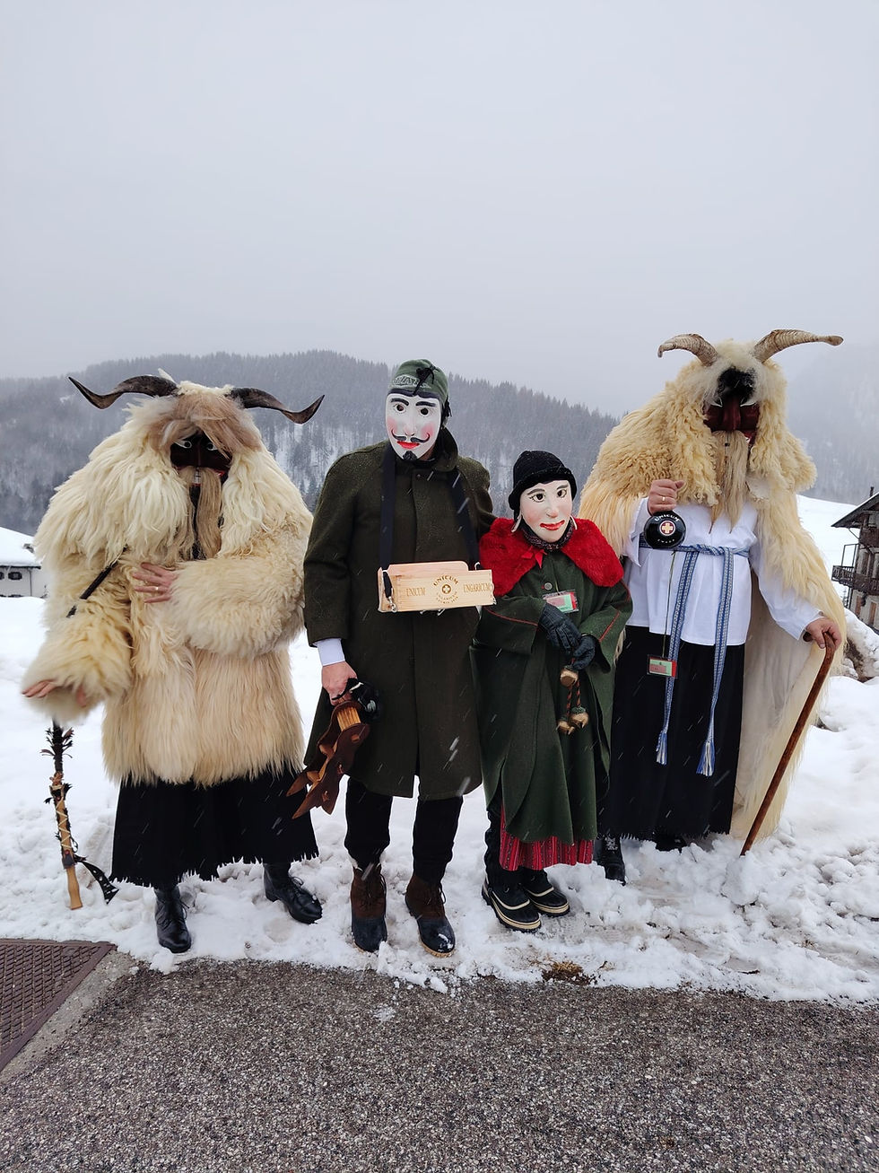 Unicum, Carnevale e Busójárás in Friuli-Venezia Giulia