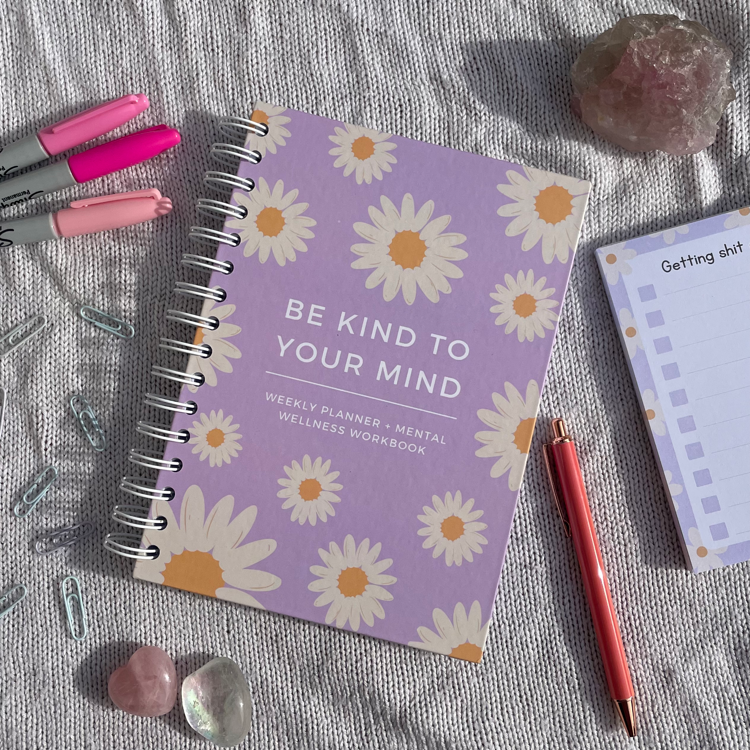 'Be Kind To Your Mind' Weekly Planner & Mental Wellness Planner
