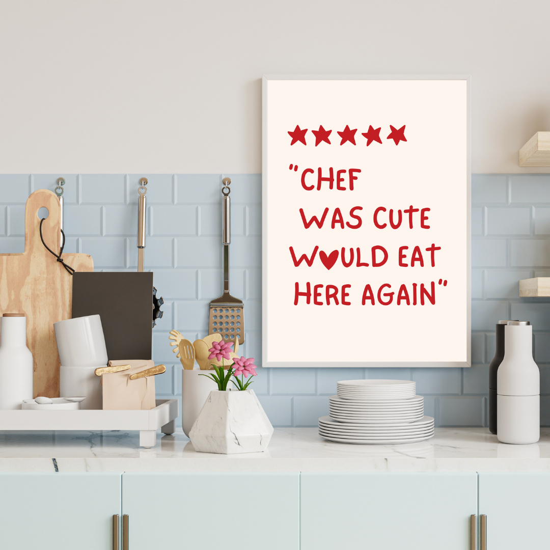 Chef Was Cute Would Eat Here Again