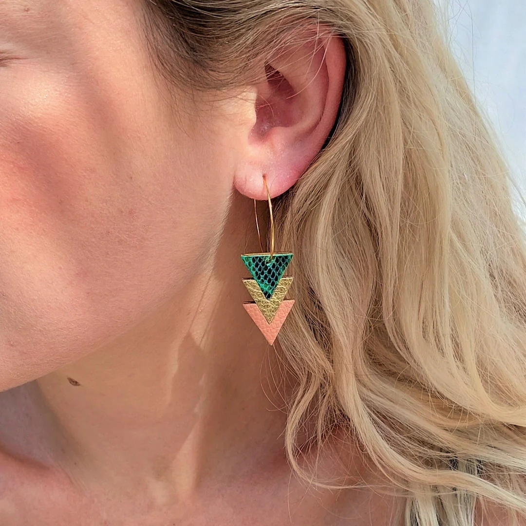 idées cadeaux noel ecoresponsables boucle d'oreilles atelier pica