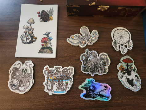 Artistic Stickers: Wholesale Gallery Preview