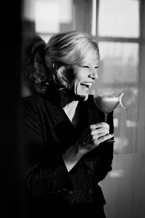 Ina Müller in der GINN Bar Hamburg