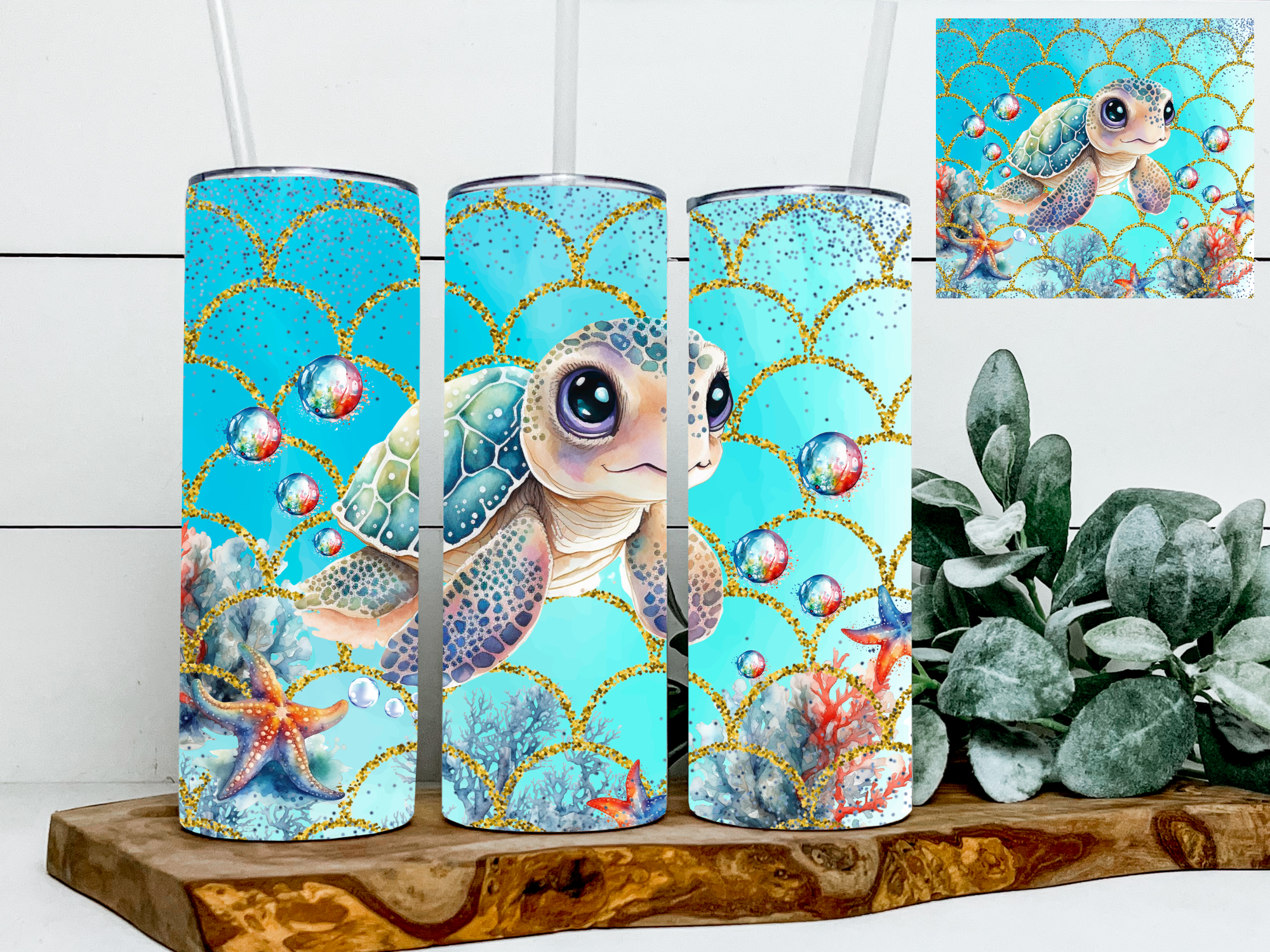 Cute Turtles Tumblers