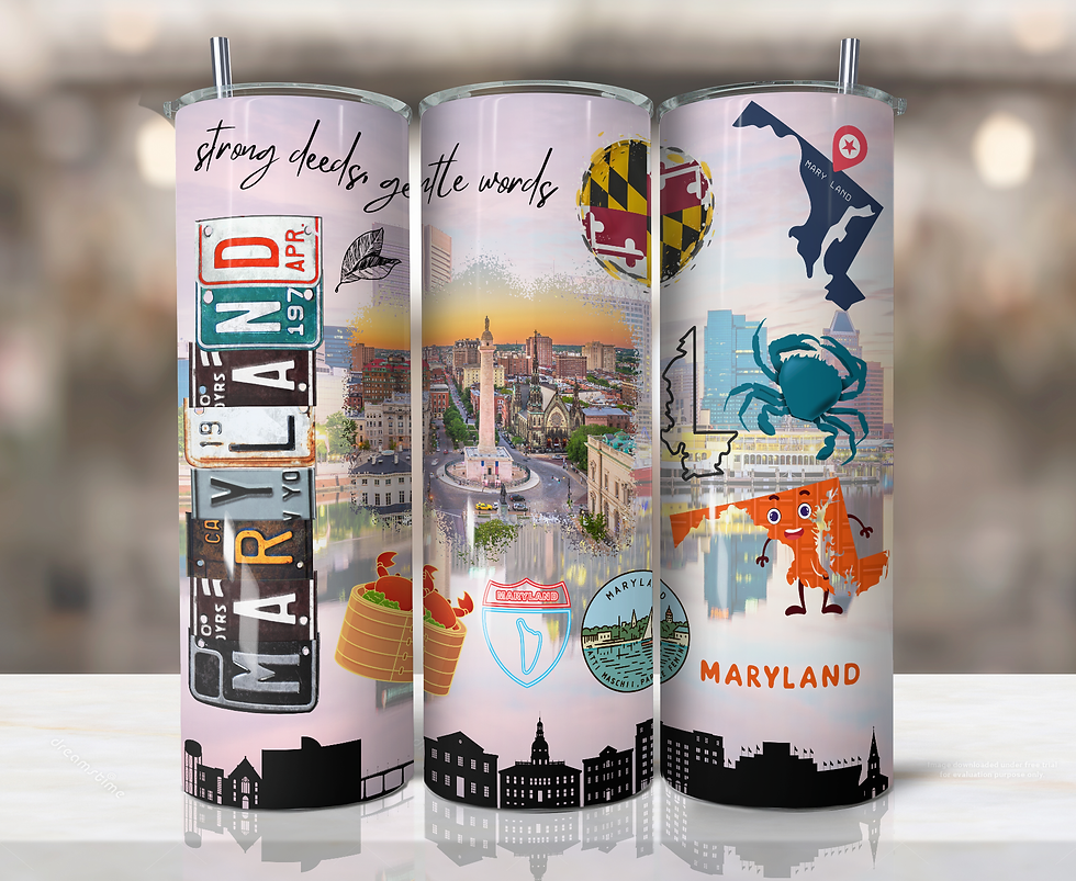 States and Cities Tumblers 4
