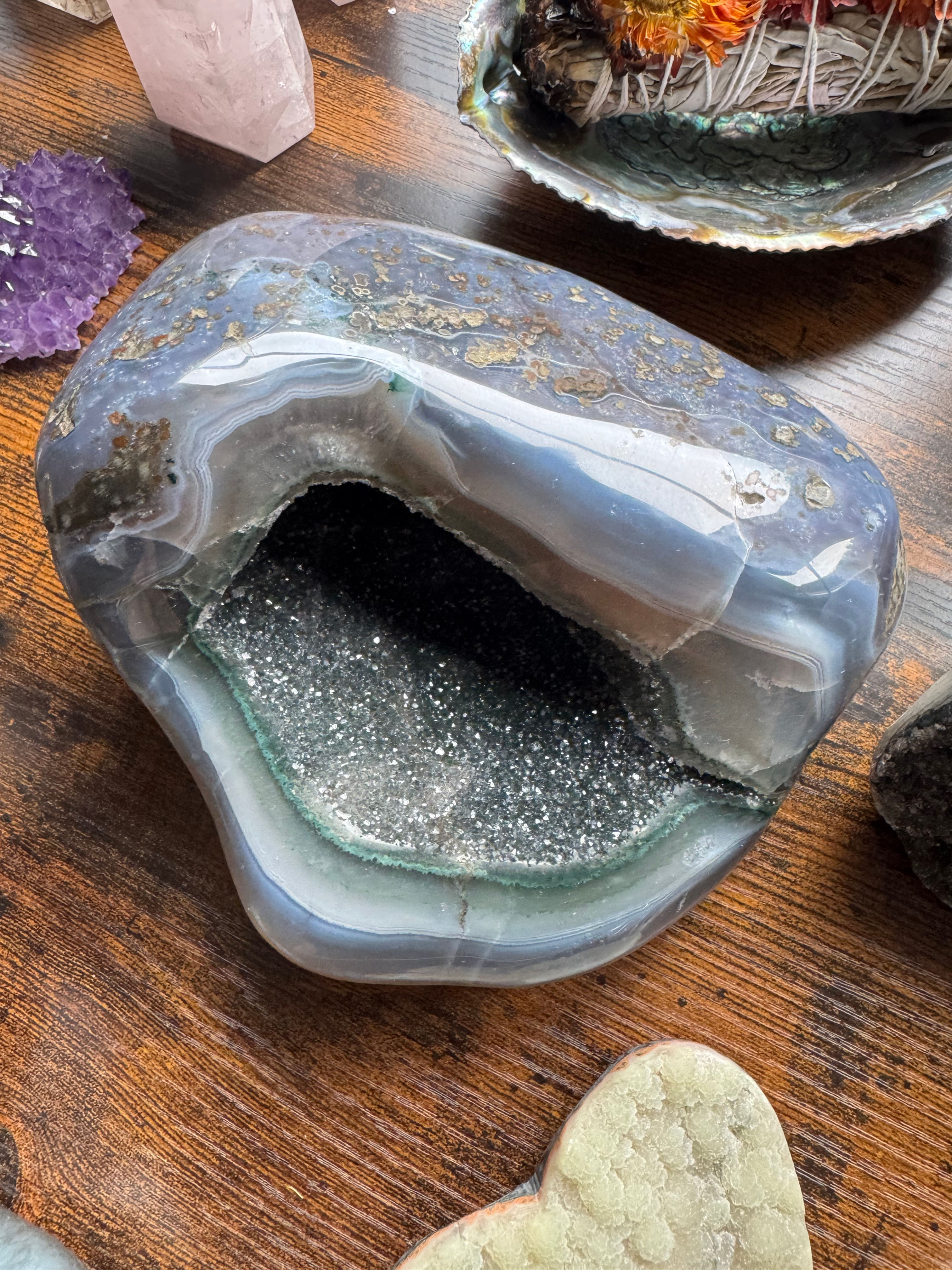 Grosse Achat-Geode